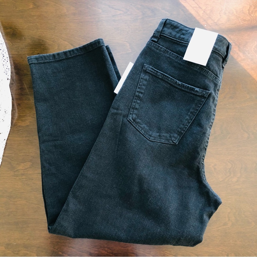 STYLE & CO. WOMENS JEANS SIZE 6P WASHED BLACK VINTAGE CLASSIC MOM JEAN - Picture 6 of 15